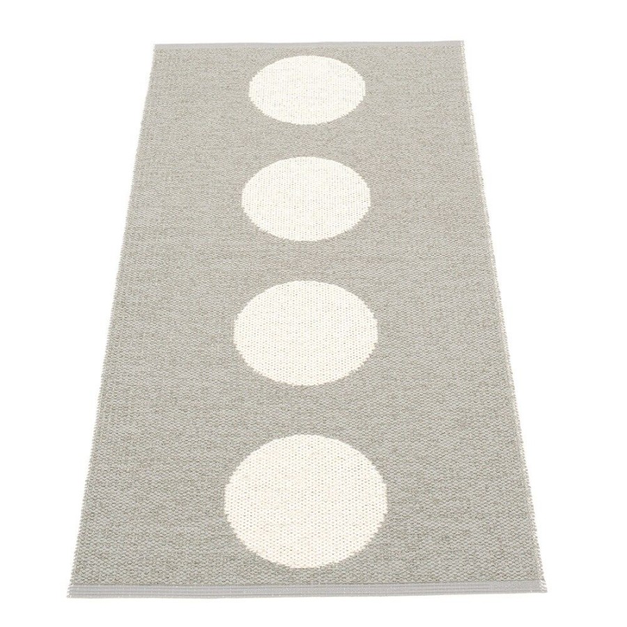 Mattor Pappelina Plastmattor | Vera Matta 70X150 Cm, Warm Grey/Vanilla