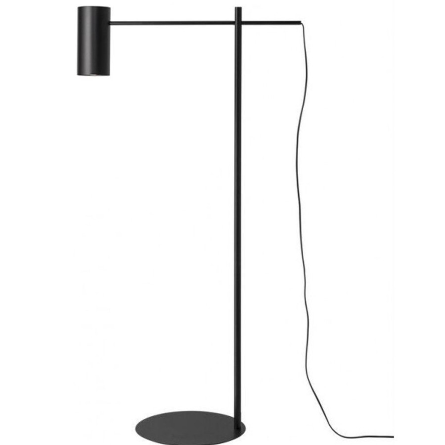 Belysning Estiluz Golvlampor | Cyls P-3908 Golvlampa, Svart