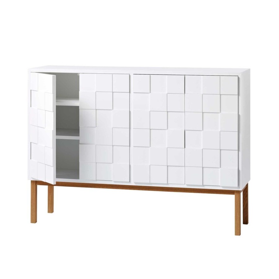 Mobler A2 Sideboards | Collect 2010 Skap Lagt, Vit/Vit Ek