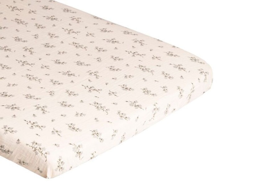 Textil Garbo & Friends Underlakan | Bluebell Muslin Dra-Pa-Lakan, 180X200 Cm