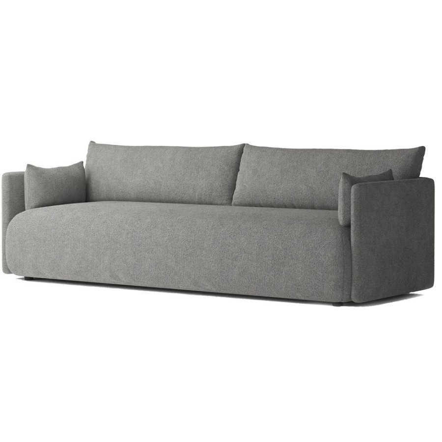 Mobler Audo Copenhagen 3-Sitssoffor | Offset 3-Sitssoffa, Boucle Morkgra