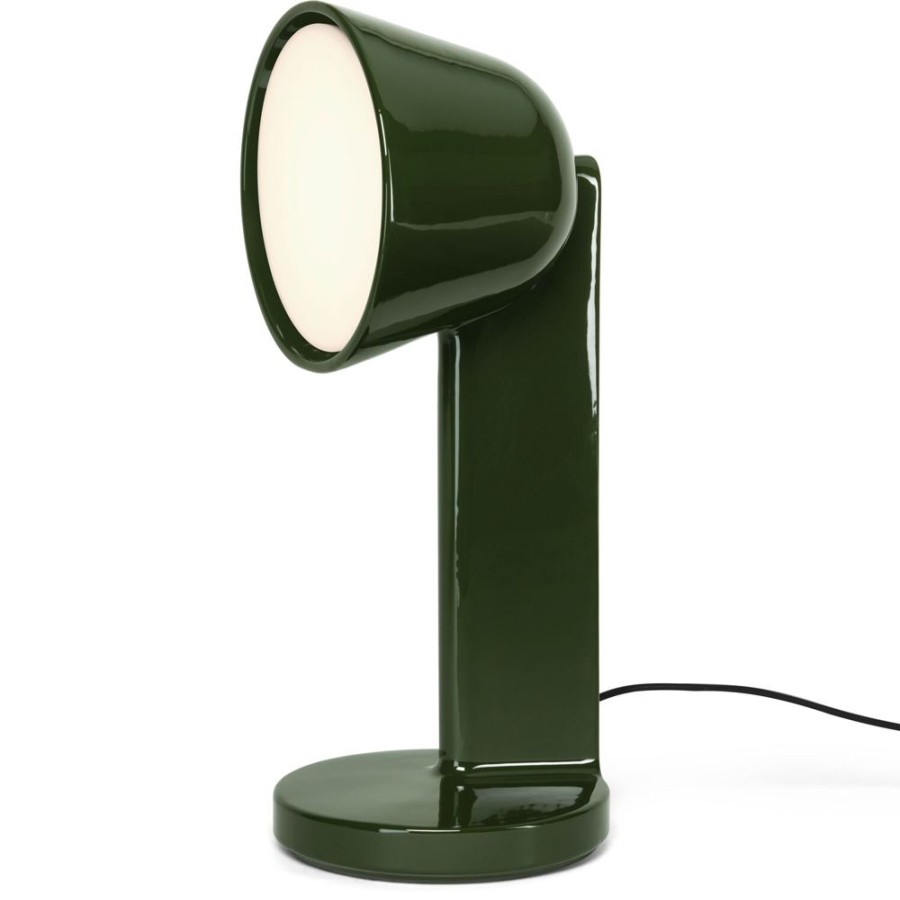 Belysning Flos Bordslampor | Ceramique Side Bordslampa, Moss Green