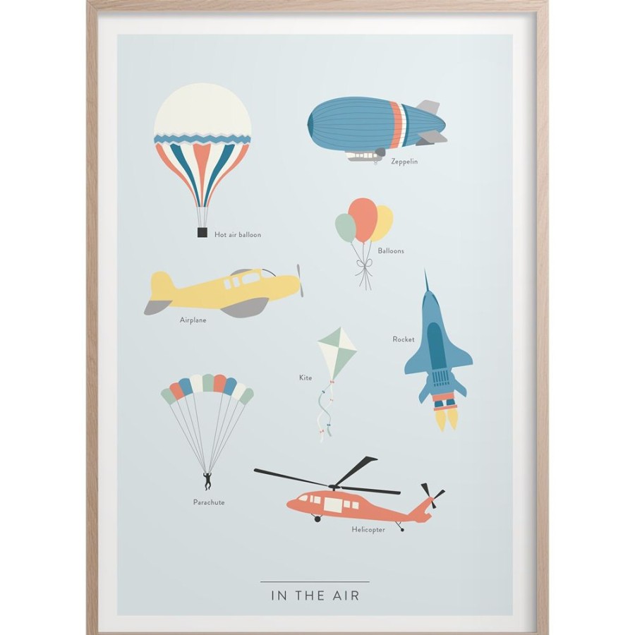 Inredning Kunskapstavlan® Posters | In The Air Poster 30X40 Cm