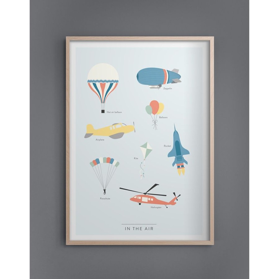 Inredning Kunskapstavlan® Posters | In The Air Poster 30X40 Cm