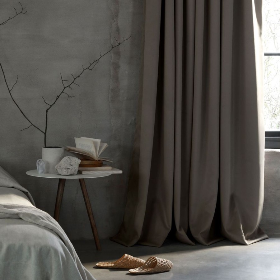 Textil Mimou Gardiner | Morklaggande Hotellgardin Dubbel Bredd, Greige, 290X250 Cm