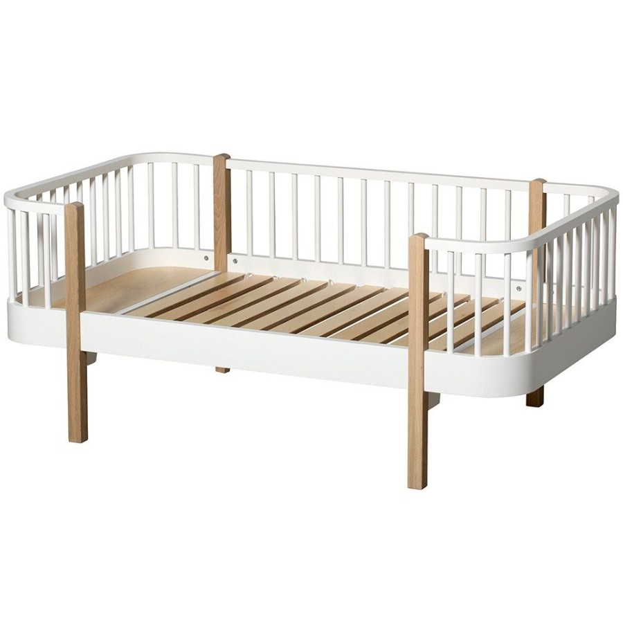 Mobler Oliver Furniture Barnsangar | Wood Original Junior Dagbadd, Vit/Ek