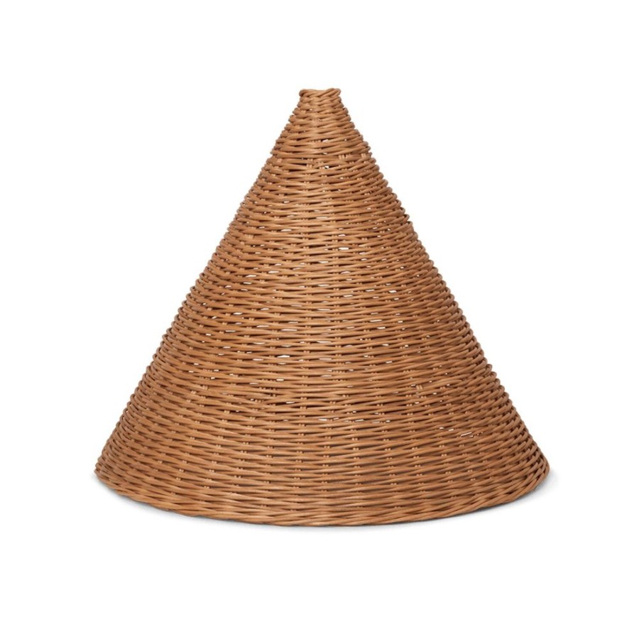 Belysning Ferm Living Lampskarmar | Dou Lampskarm, Natural O45 Cm