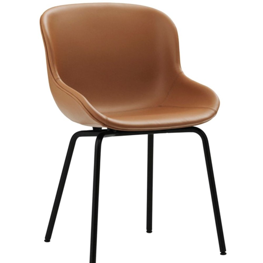 Mobler Normann Copenhagen Matstolar | Hyg Stol, Brandy Lader / Svart