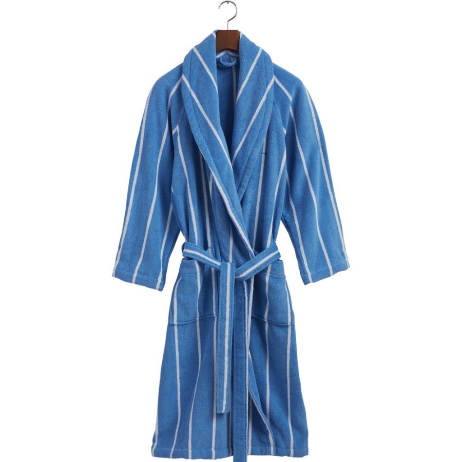 Inredning Gant Home Badrumstextilier | Stripe Badrock Blue Bell, L