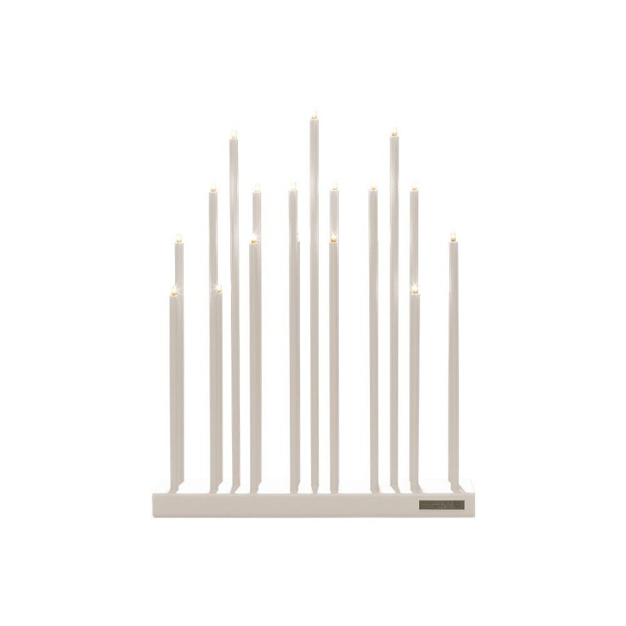 Belysning Smak Design Elljusstakar | Elflugan Original Adventsljusstake, Off-White