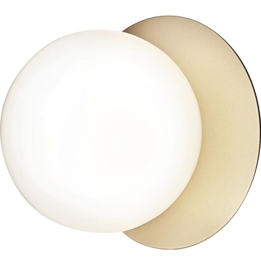 Belysning Nuura Plafonder | Liila 1 Vagg-/Taklampa 165 Mm, Nordic Gold / Opal