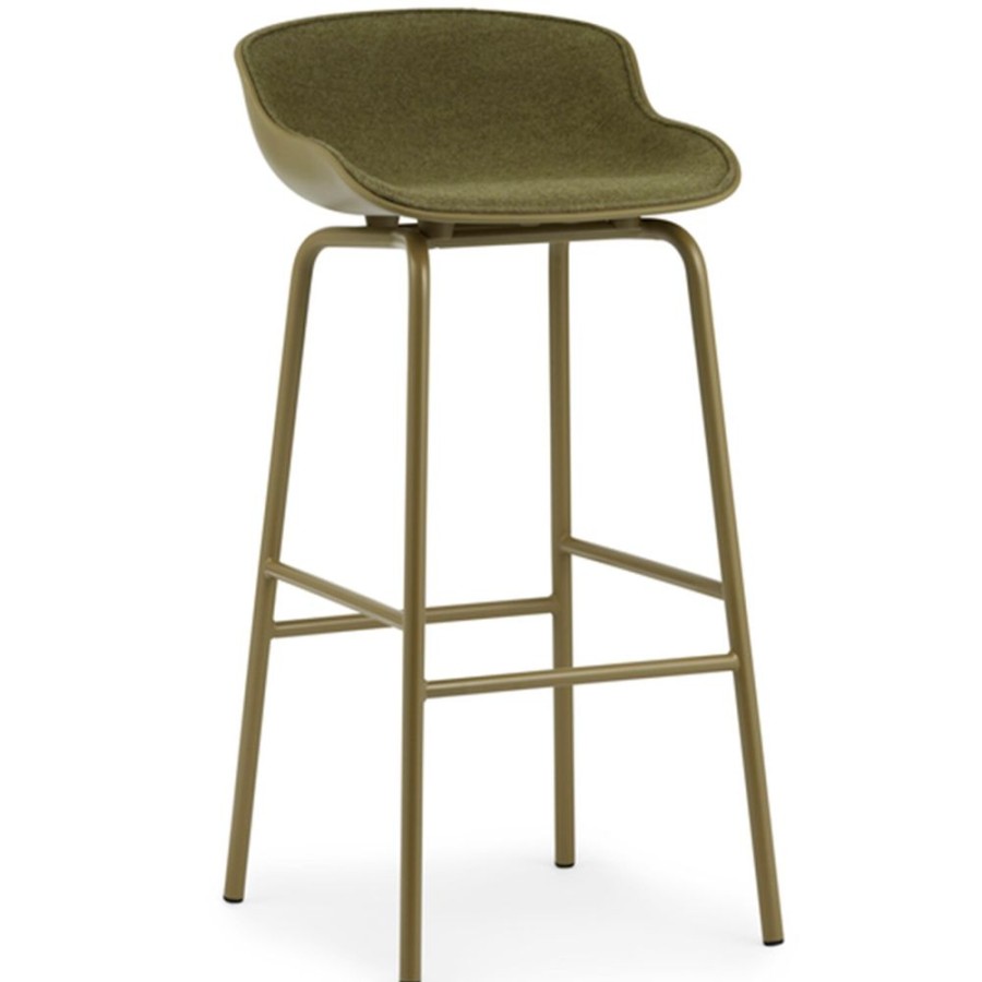 Mobler Normann Copenhagen Barstolar | Hyg Barstol 75 Cm, Kladd Framsida, Oliv