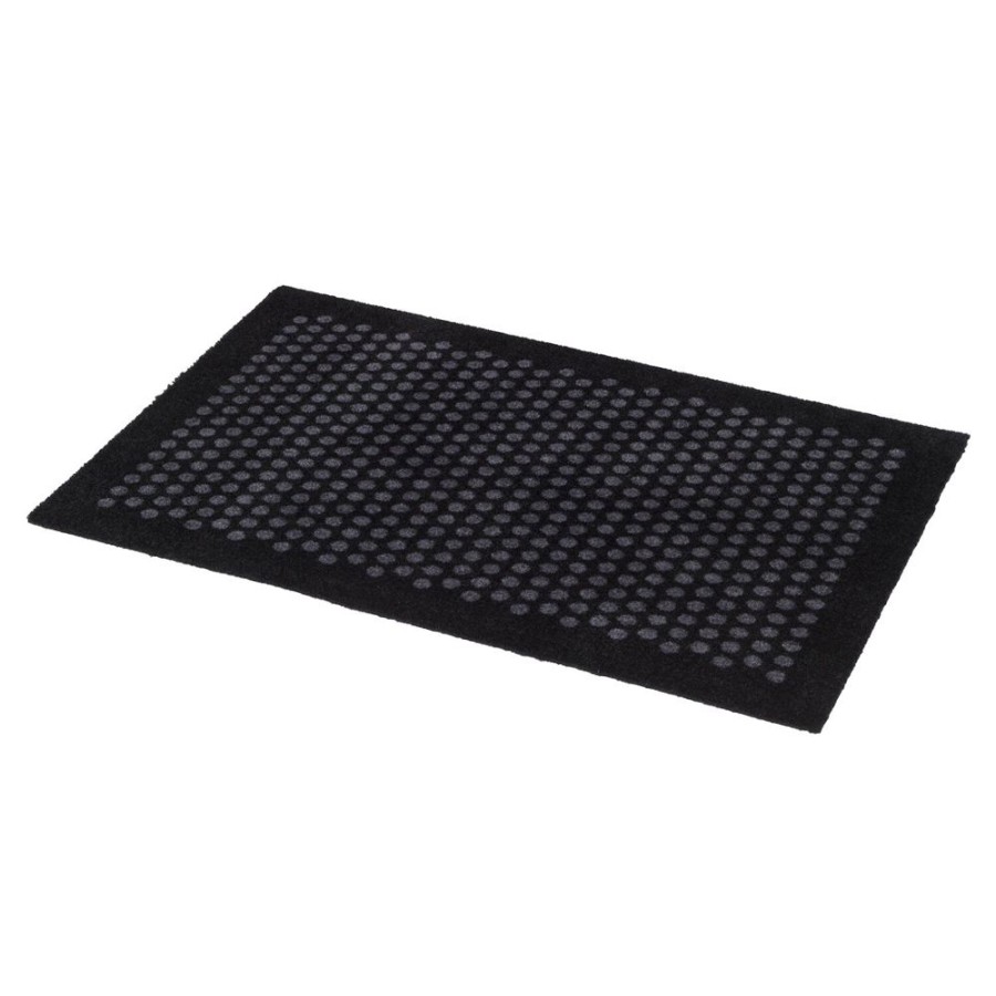 Mattor Tica Copenhagen Plastmattor | Dot Dorrmatta 60X90 Cm, Svart/Gra