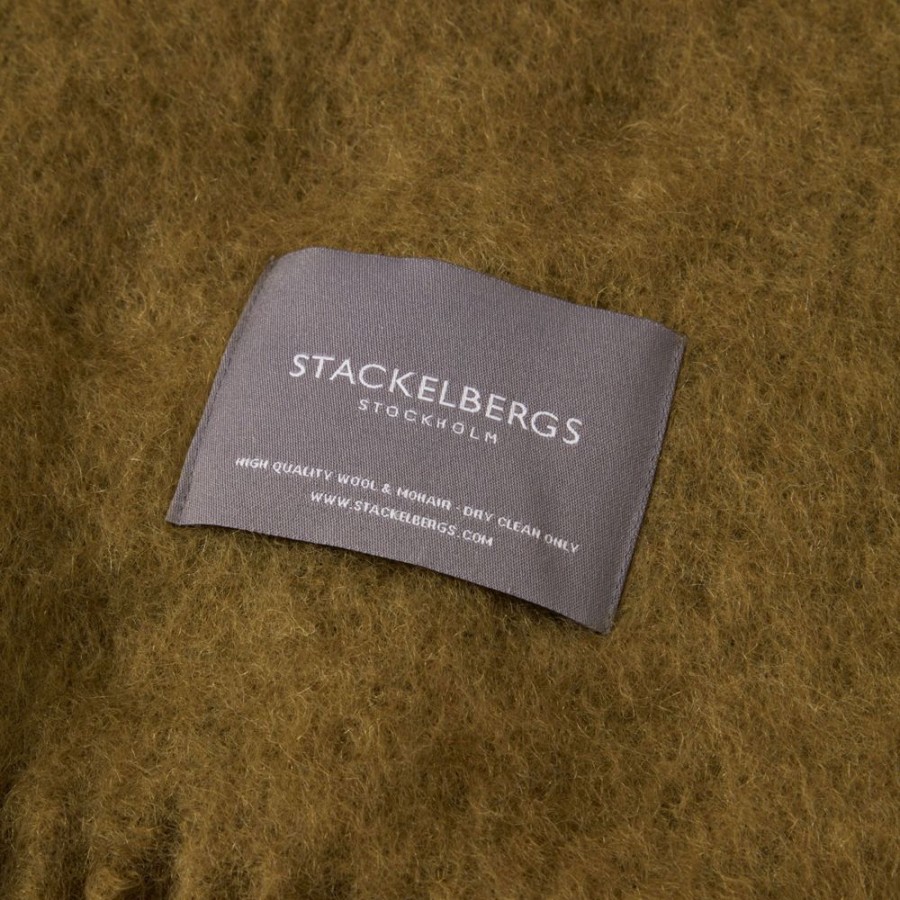 Textil Stackelbergs Pladar & Filtar | Mohair Filt Rullad Frans 130X170 Cm, Avocado