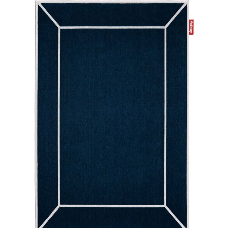 Textil Fatboy Utemattor | Carpretty Grand Frame Matta, Blue