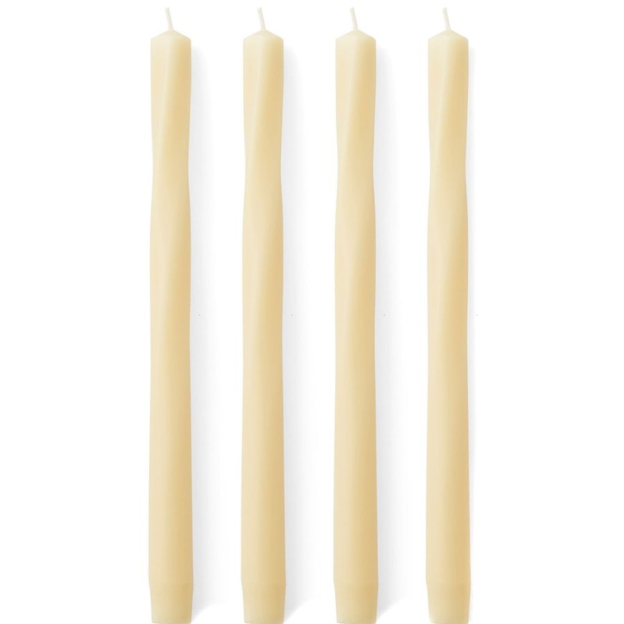 Inredning Audo Copenhagen Ljus | Twist Ljus 4-Pack, Ivory