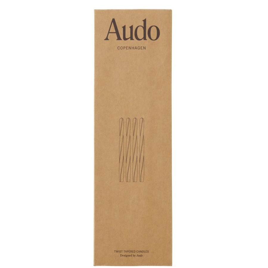 Inredning Audo Copenhagen Ljus | Twist Ljus 4-Pack, Ivory