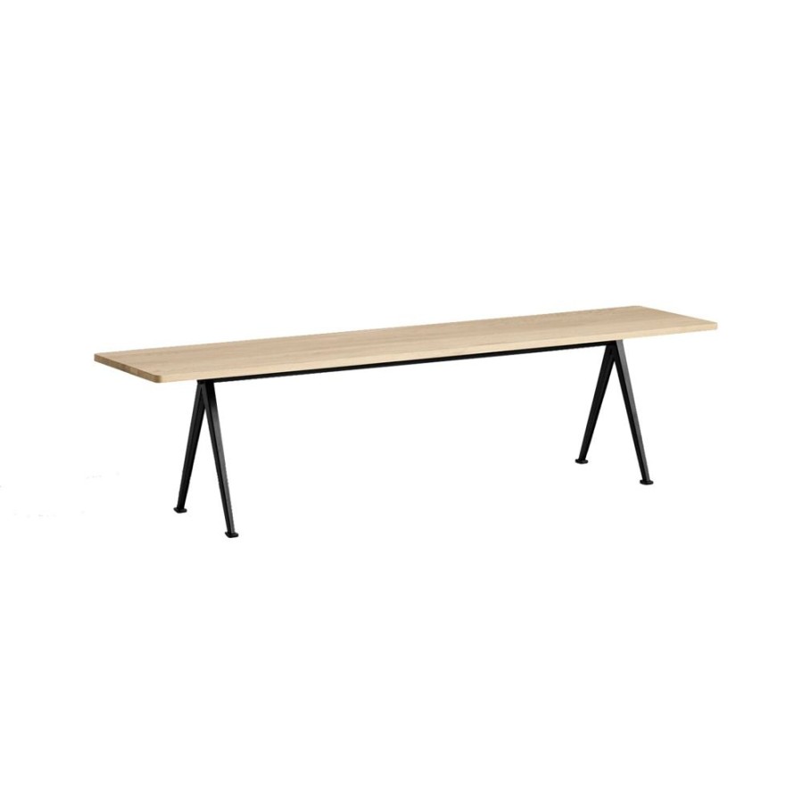 Mobler HAY Bankar | Pyramid Bench 12 190X40, Black Frame/Matt