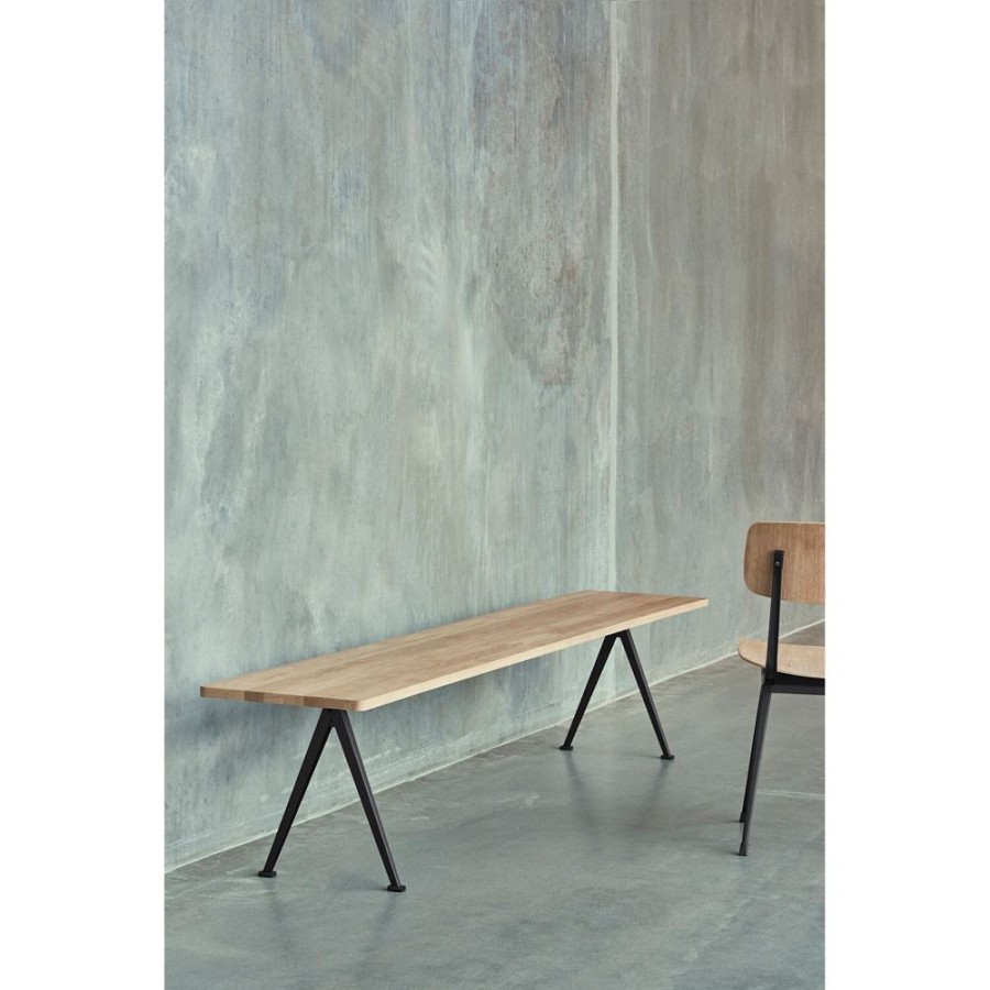 Mobler HAY Bankar | Pyramid Bench 12 190X40, Black Frame/Matt