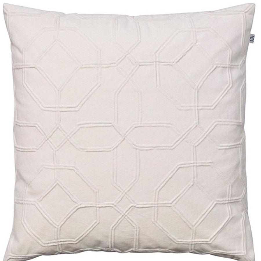 Textil Chhatwal & Jonsson Prydnadskuddar & Kuddfodral | Nandi Kuddfodral 50X50 Cm, Ivory