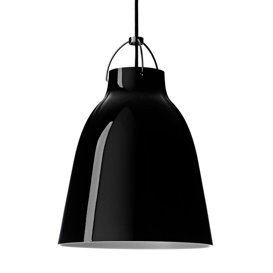 Belysning Fritz Hansen Taklampor | Caravaggio Blackblack Taklampa P3 6M, Svart