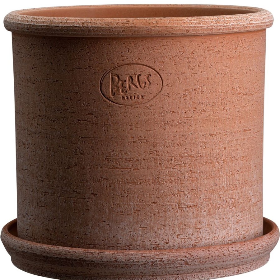 Inredning Bergs Potter Odlingslador & Utekrukor | Modena Raw Kruka 40 Cm, Rosa