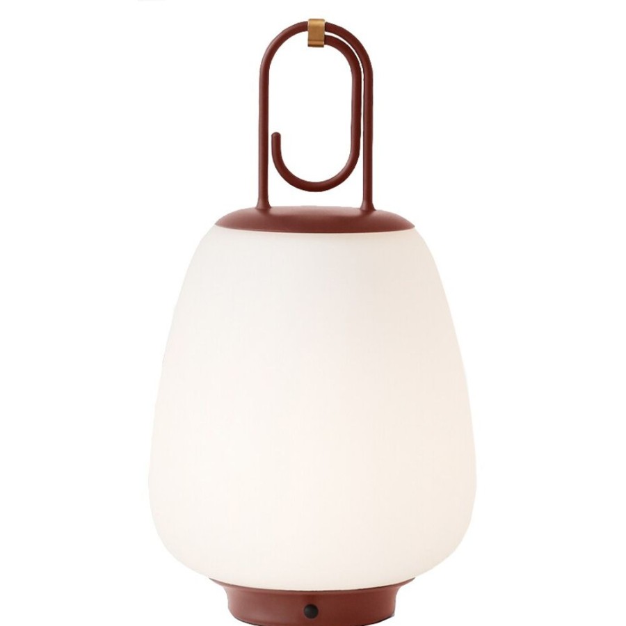 Belysning &Tradition Utebelysning | Lucca Lampa Portabel Utomhus Sc51, Maroon