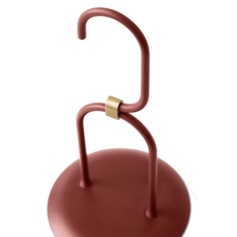 Belysning &Tradition Utebelysning | Lucca Lampa Portabel Utomhus Sc51, Maroon