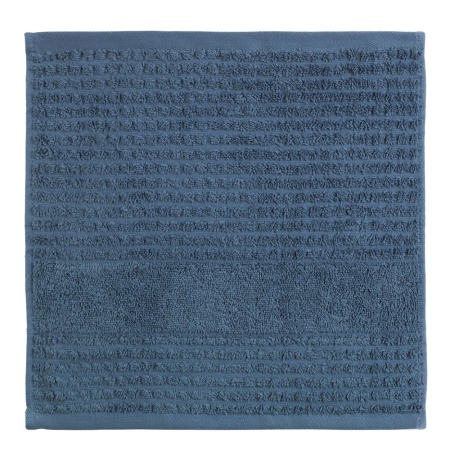 Textil Juna Handdukar & Badlakan | Check Tvattlapp 30X30 Cm, Morkbla