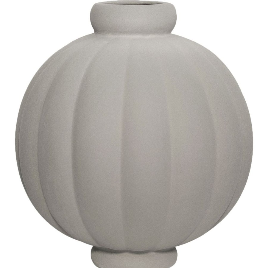 Inredning Louise Roe Vaser | Balloon 01 Vas 25 Cm, Sanded Grey