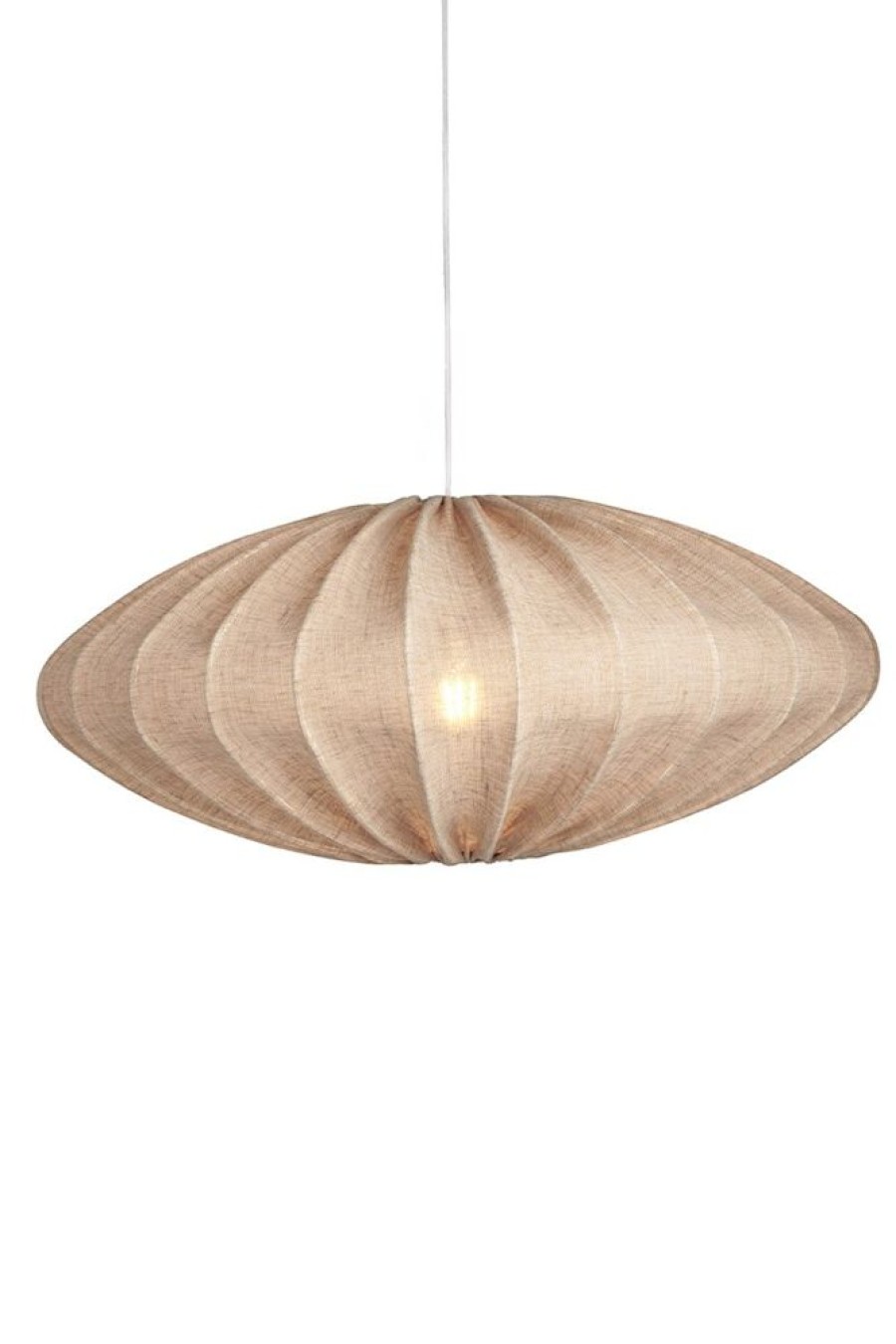 Belysning Watt & Veke Lampskarmar | Ellipse 65 Lampskarm Linne, Sand