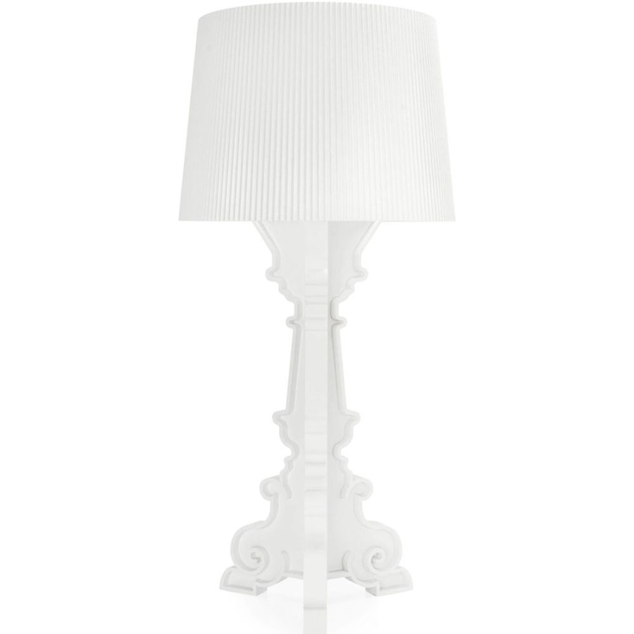 Belysning Kartell Bordslampor | Bourgie Bordslampa, Mattvit