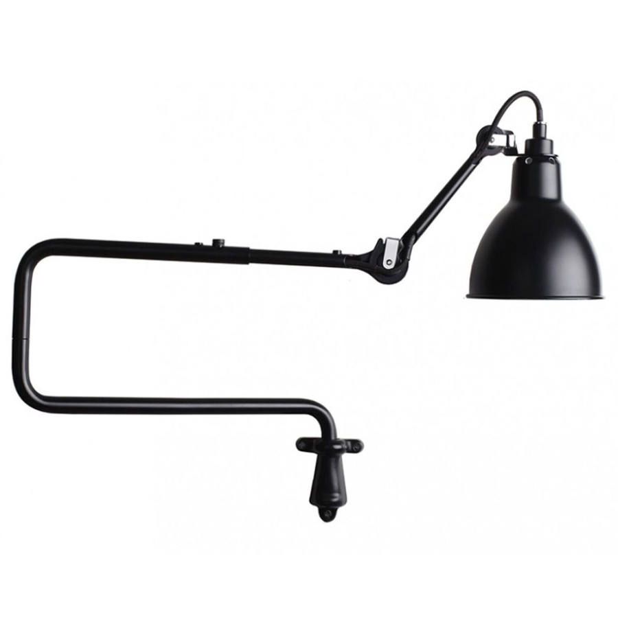 Belysning DCWéditions Vagglampor | La Lampe Gras N°303 Vagglampa, Svart