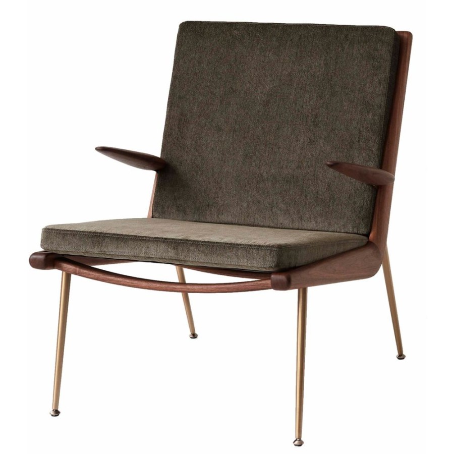 Mobler &Tradition Fatoljer | Boomerang Hm2 Loungestol, Valnot / Duke 004