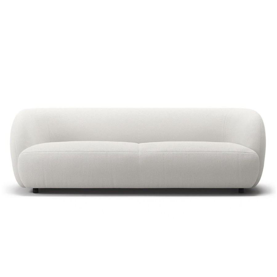 Mobler Decotique 3-Sitssoffor | Atelier Soffa 3-Sits Boucle, Steam White