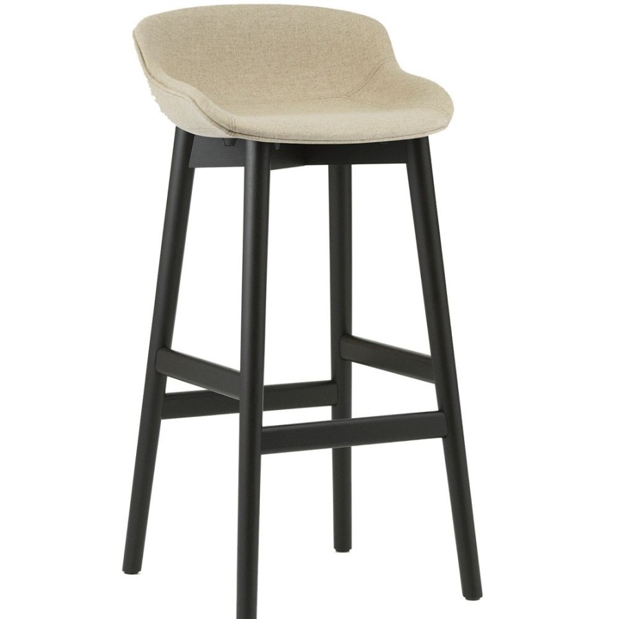 Mobler Normann Copenhagen Barstolar | Hyg Barstol 75 Cm, Sand / Svart Ek