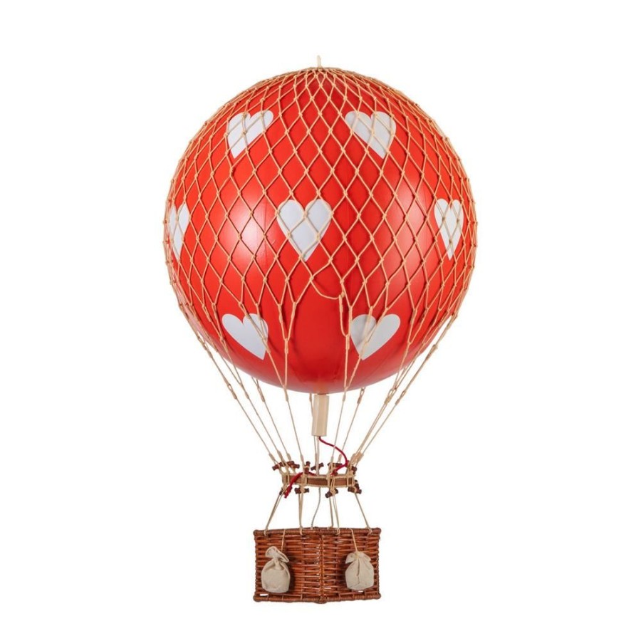 Inredning Authentic Models Skulpturer & Dekorativa Accessoarer | Royal Aero Luftballong 32X56 Cm, Red Hearts