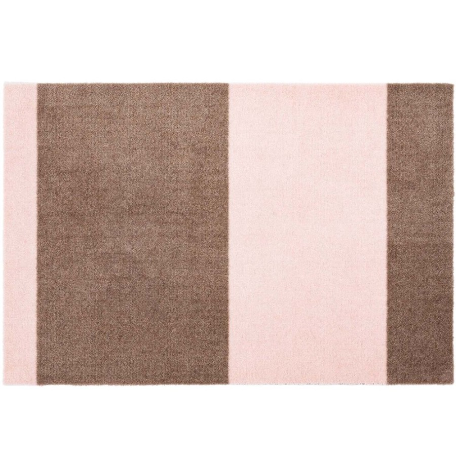 Mattor Tica Copenhagen Plastmattor | Stripes Matta Sand/Light Rose, 60X90 Cm