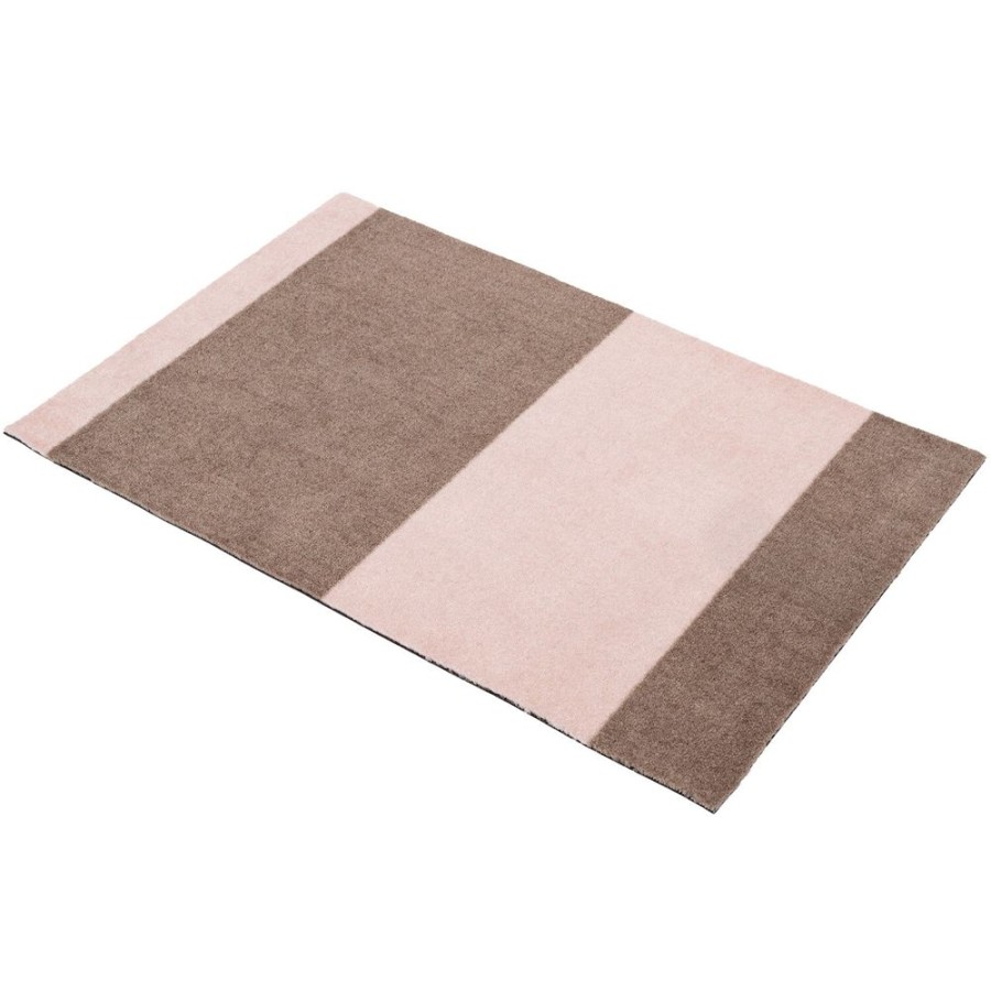 Mattor Tica Copenhagen Plastmattor | Stripes Matta Sand/Light Rose, 60X90 Cm