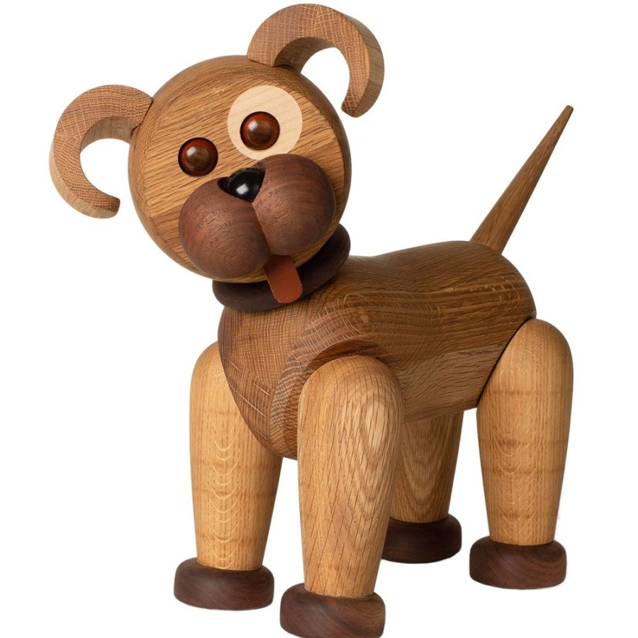 Inredning Spring Copenhagen Skulpturer & Dekorativa Accessoarer | Big Happy Dog Trafigur 38 Cm