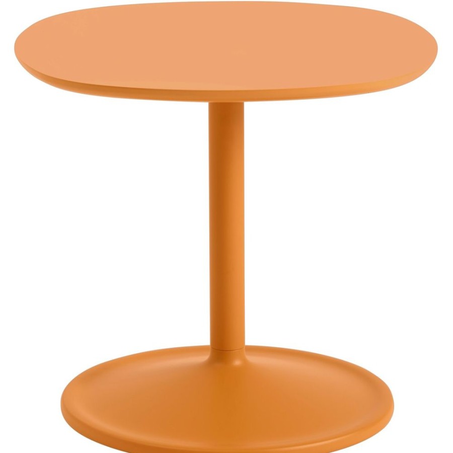 Mobler Muuto Sangbord | Soft Sidobord, 45X45X40 Cm, Orange