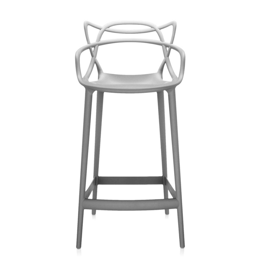 Mobler Kartell Barstolar | Masters Barstol 65 Cm, Gra