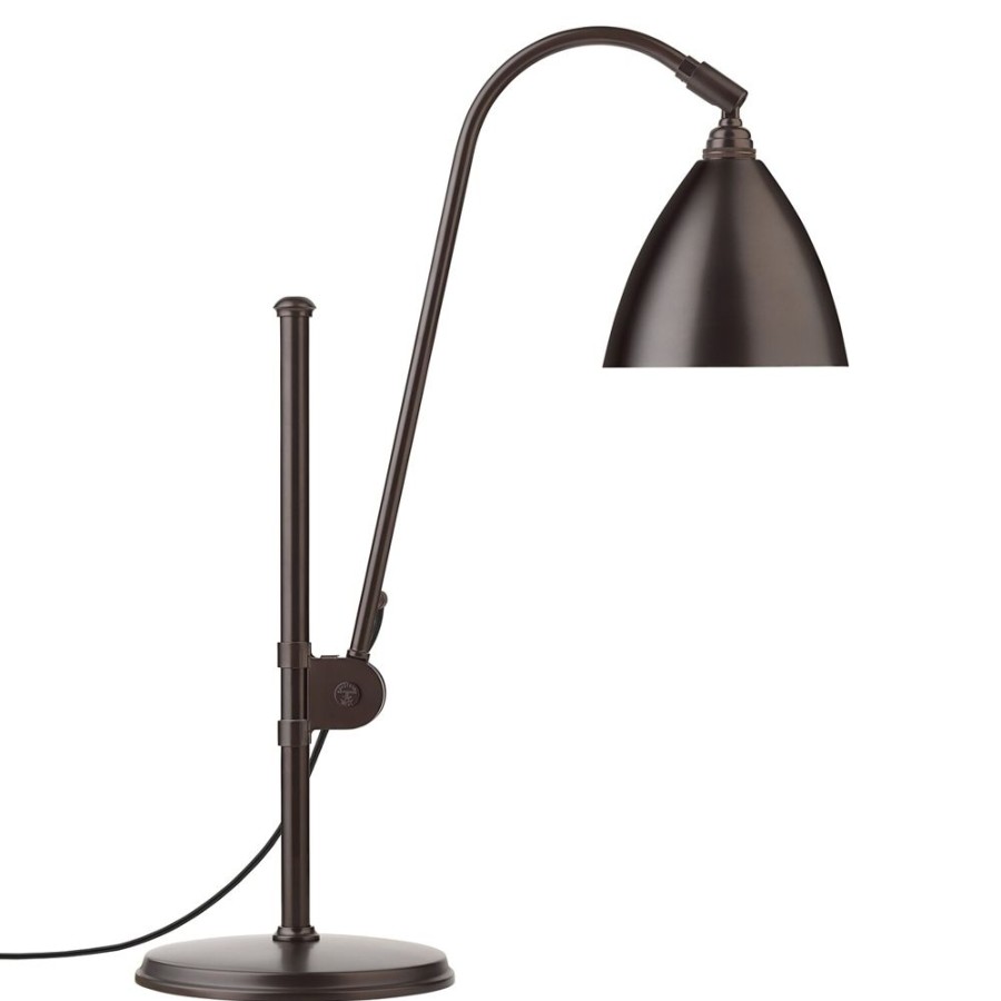 Belysning GUBI Bordslampor | Bestlite Bl1 Bordslampa, Black Brass/Black Brass