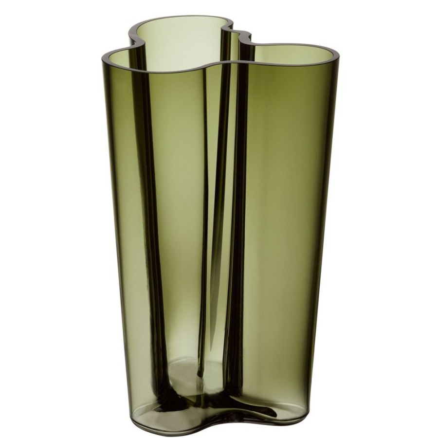 Inredning Iittala Vaser | Alvar Aalto Vas 25,1 Cm, Mossgron