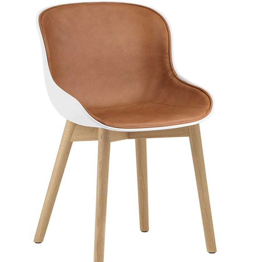 Mobler Normann Copenhagen Matstolar | Hyg Stol, Kladd Framsida, Brandy Lader / Ek