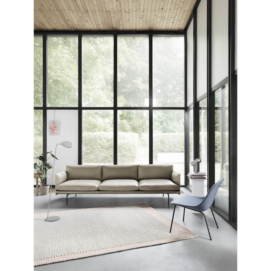 Mobler Muuto Fatoljer | Fiber Tube Loungestol, Remix 133/ Grey