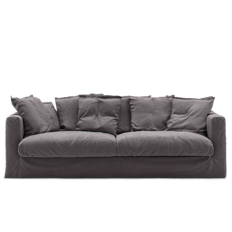 Mobler Decotique 3-Sitssoffor | Le Grand Air 3-Sitssoffa Bomull, Limited Morkgra