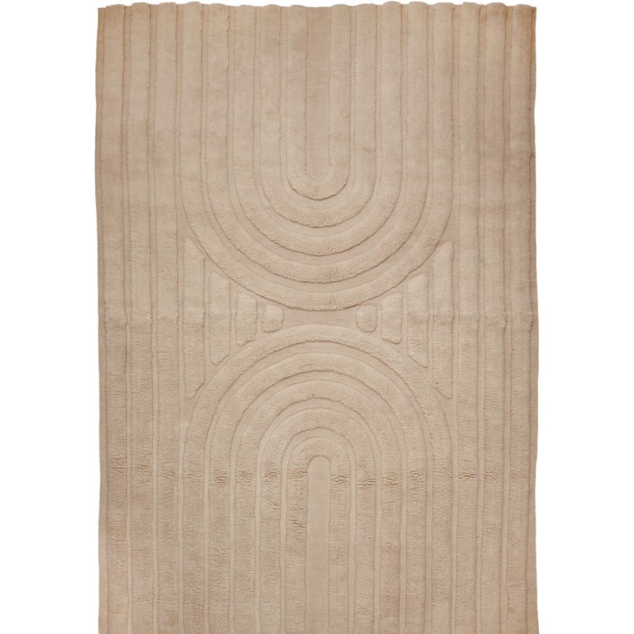 Mattor Classic Collection Ullmattor | Curve Matta 250X350 Cm, Natural Beige