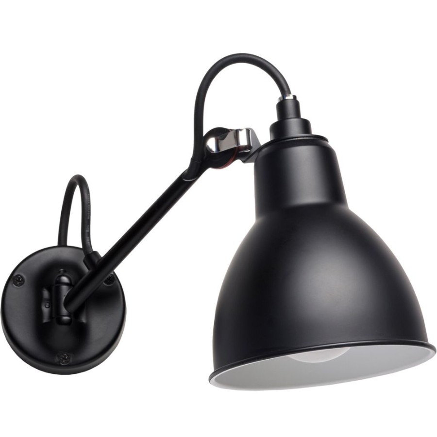 Belysning DCWéditions Badrumsbelysning | Lampe Gras N°104 Bathroom Vagglampa, Svart