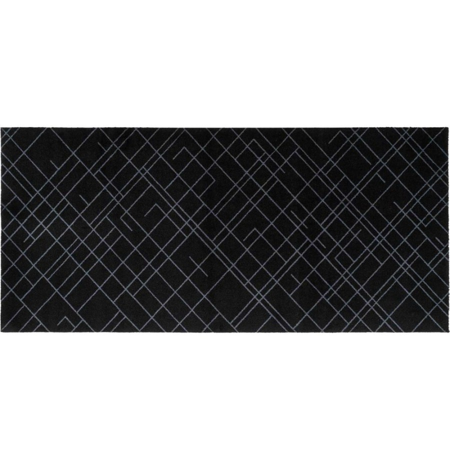 Mattor Tica Copenhagen Plastmattor | Lines Matta 90X200 Cm, Morkgra